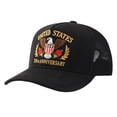 thumbnail image 3 of vigerkar 250 Anniversary USA Hat Embroidered Patriotics Eagle Trucker Cap 250th Anniversary Mesh-Back Cap for Men Women (Black, One Size）, 3 of 9
