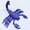 Red -blue, variant on Scorpion 3D printing simulation hinge scorpion animal model prank prop big scorpion 's gift