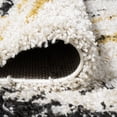 thumbnail image 3 of JONATHAN Y LONDON SHAG 8 x 10 Area Rug, Nova Bold Strie - Beige/Black/Yellow, SHG102A-8, 3 of 10