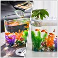 thumbnail image 3 of LOLIPPYY 1Set Oval Plastic Fish Tank For Small Fish And Turtle Home Office Decor 32x28.5Cm, 3 of 6