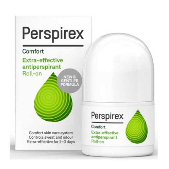 Antitranspirante Perspirex Roll-On Comfort Extra Efectivo 20ml - Sudoración Excesiva Axilas (Hiperhidrosis) / HYPERsolutions