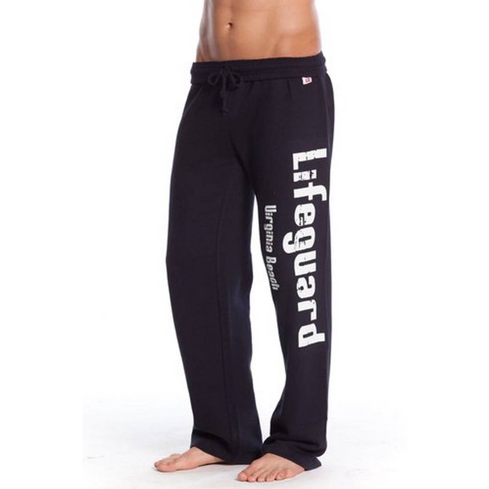 red lifeguard sweatpants