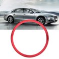 thumbnail image 1 of Keenso Embellecedor para anillo de volante de coche, aleación de aluminio y cromo, para marco de decoración A1, A3, A4, A5, A6, Q3, Q5, color rojo Khall Tendencias, 1 of 6