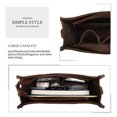 thumbnail image 3 of KL928 Women Leather Crossbody Bag Purses Bucket Bag with Wide Leopard Straps Gifts, 3 of 7