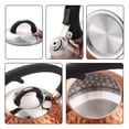thumbnail image 6 of Copper Tea Kettle Stainless Steel Teapot Whistling Kettle Unique Button Control Kettle Outlet Loud Whistle Food Grade Teapot 3.2 Quart / 3 Liter Bronze, 6 of 6