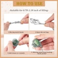 thumbnail image 4 of Monebena 3Pcs Handmade Crystal Necklace Holder Adjustable Empty Crystal Stone Holder Necklace Crystal Pendant Necklace Chain for Jewelry DIY, 4 of 6