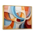 thumbnail image 2 of Designart "Opt Art Dynamic euphony" Modern Floater Framed Canvas Wall Art, 2 of 7