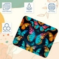 thumbnail image 3 of Colorful Butterfly Mouse Pad for Wireless Mouse Home Office Desk Laptop with Rubber Base, 3 of 7