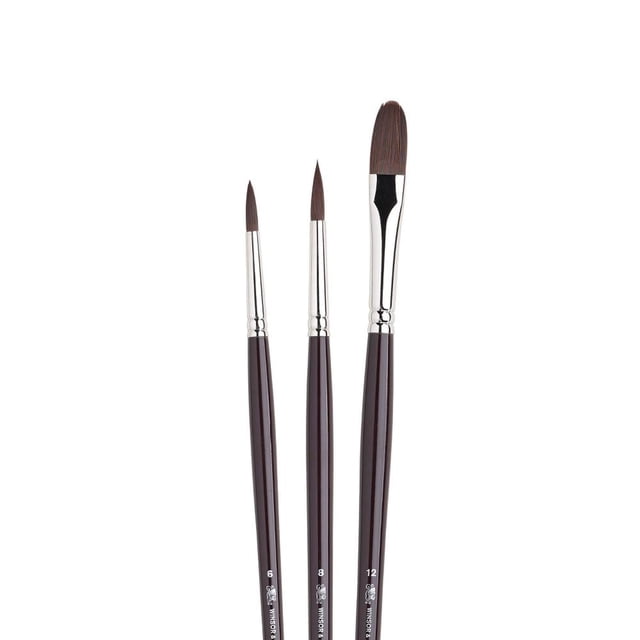 Juego De 3 Pinceles Con Estuche Serie Galería Winsor & Newton