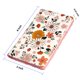 thumbnail image 4 of Libro para servidores BECEERE rosa con 2 bolsillos con cremallera, diseño floral blanco, 4 of 6