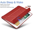 thumbnail image 4 of iPad 9.7" 2018 / 2017 Case, iPad Air / iPad Air 2 Case, Lightweight Smart Case Stand Auto Sleep/Wake, Microfiber Lining, Hard Back Cover For Apple iPad 9.7 iPad 5th/6th Generation, 4 of 7