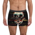 thumbnail image 4 of Wukai Glitch Screaming Skull Print Men’s Underwear Breathable Boxer Briefs,&nbsp;Moisture Wicking & Breathable-Medium, 4 of 7