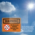 thumbnail image 6 of (2 Pack) No Cellular Phones Beyond This Point OSHA Warning Sign, 6 of 7