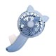 thumbnail image 1 of Lindo Ventilador De Presión Manual Con Orejas De Gato De Dibujos Animados, Ventilador De Refrigeración Portátil Y Liviano Para Vieges, Actividades Al Aire Libre, Compacto Y, 1 of 7