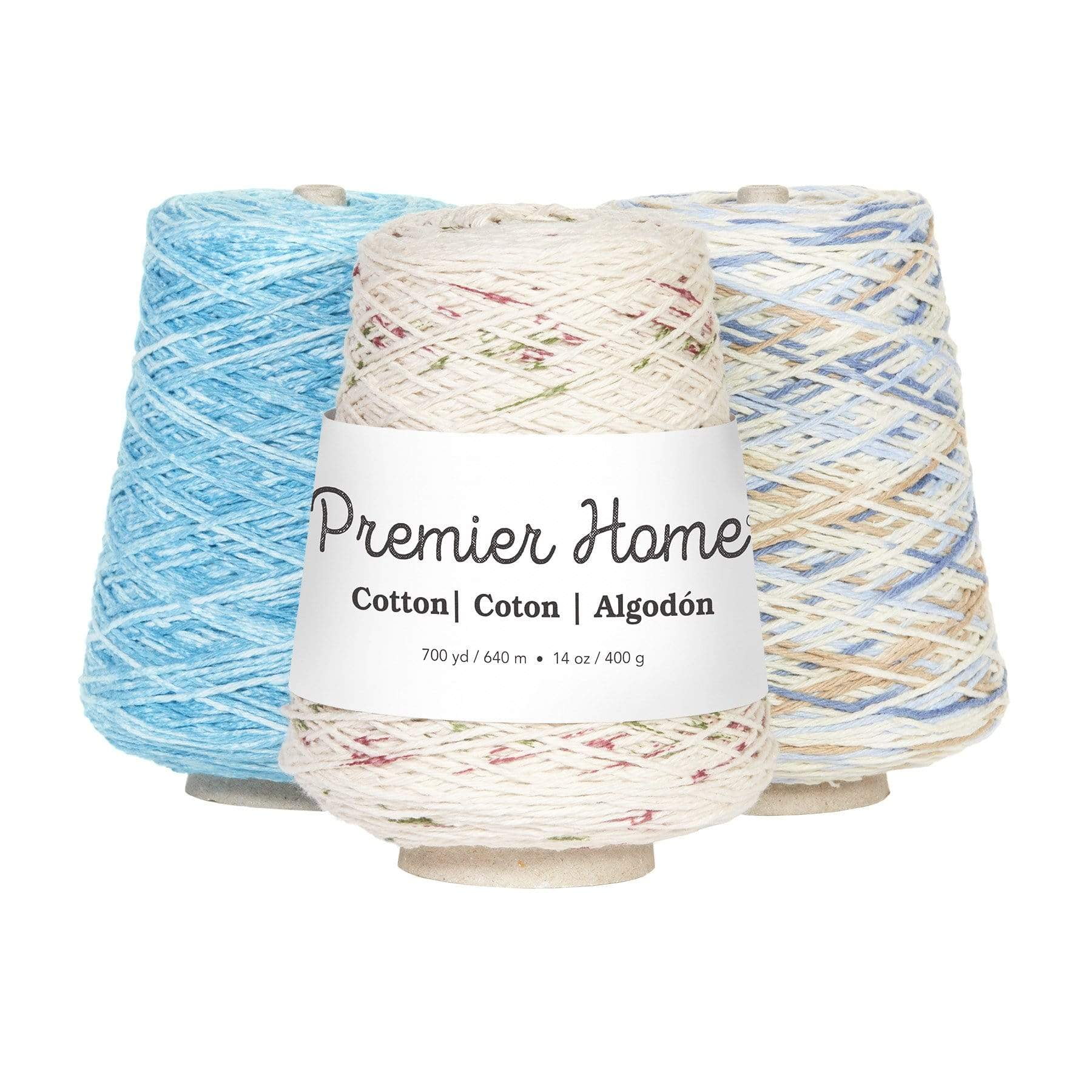 Premier Home Cotton Multi Yarn Cone-violet Splash : Target