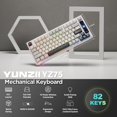 thumbnail image 2 of YUNZII YZ75 75% Hot Swappable Wireless Gaming Mechanical Keyboard - Open Box, 2 of 5
