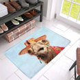 thumbnail image 3 of MKHERT Funny Camel with Hat Cute Animal Doormat Rug Home Decor Floor Mat Bath Mat 30x18 inch, 3 of 3
