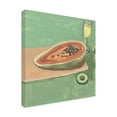 thumbnail image 2 of Melissa Wang 'Still Life with Papaya II' Canvas Art, 2 of 3