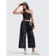 thumbnail image 3 of Pantalones CRZ YOGA Cropped de Pierna Ancha 64 cm Negro Tie Dye, 3 of 5