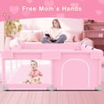 thumbnail image 2 of Baby Playpen Jaobeem Pink para princesita para interiores y exteriores, 2 of 7
