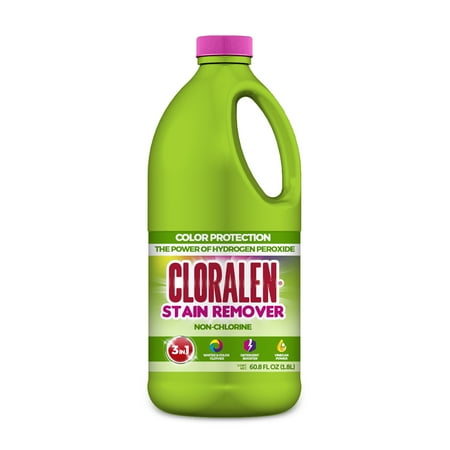 Cloralen Liquid Laundry Stain Remover Detergent - Laundry Soap Booster, with Spot Eliminating Vinegar Formula for Color and White Clothing (60.8 fl Oz)