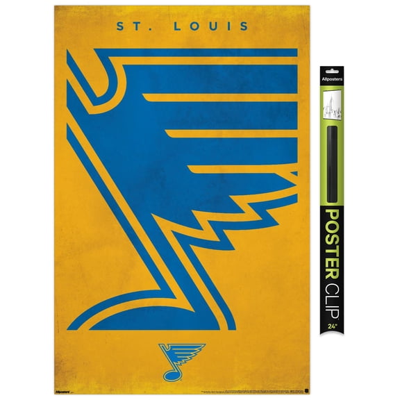 NHL St. Louis Blues - Logo 25 Wall Poster, 22.375" x 34"