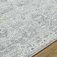 thumbnail image 6 of BoutiqueRugs Cheree Traditional Area Rug - Silver Gray, Slate Blue, Metallic Silver - 5'3" x 7', 6 of 7