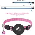 thumbnail image 2 of Collar reflectante para gatos, collar ajustable para gatitos con cierre de seguridad y cascabel, collar de rastreo GPS para gatos JFHHH pequeña, 2 of 4