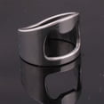 thumbnail image 4 of SENIURIS Bottle Opener Ring, Trendy Bartender Ring for Men, Fashion Ring Beer Can Opener Ring.(Black size6), 4 of 7