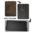 thumbnail image 2 of 2PCS Rubber Boot Tray, Shoe Trays for Entryway, Versatile Boot Mat Tray with Raised Edge, 47"x16" Rubber Mat for Shoe Organizer Indoor/Outdoor Use, 2 of 8