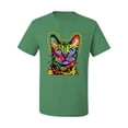 thumbnail image 2 of Cats Are Like Potato Chips Colorful Rainbow Cat Animal Lover Men's Graphic T-Shirt, Kelly, 4XL, 2 of 3