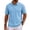 Light Blue, variant on Zimjoy Men's Golf Polo Shirts Moisture Wicking Quick Dry Performance Short Sleeve Business Casual Shirt Stretch Athletic Fit Golf Polo Navy L