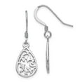 thumbnail image 1 of FB Jewels Leslie's Sterling Silver Polished Shepherd Hook Dangle Earrings, 1 of 3