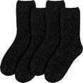 thumbnail image 5 of BambooMN Women's Vintage Chenille Knit Socks - Black - Extra Large - 4 Pairs, 5 of 8