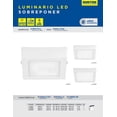 thumbnail image 2 of Luminario Led De Sobreponer Poliestireno Cuadrado 6 W Surtek SURTEK LLS6C, 2 of 2