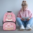 thumbnail image 2 of HUIACONG Cute Axolotl Donut Print School Backpack for Boys Girls Ages 6-18 Large Capacity Lightweight Water Resistant Bookbag for Elementary Middle High School Back to School Use, 2 of 7