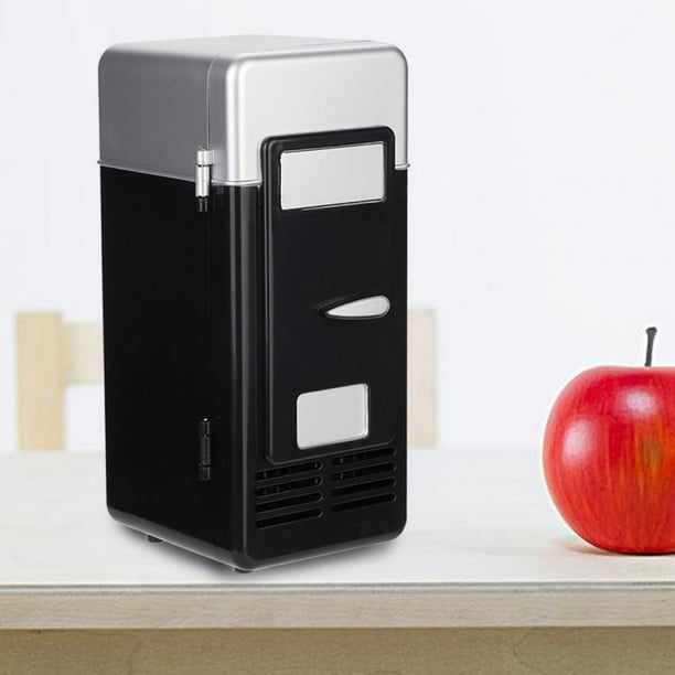 EVGATSAUTO Mini Fridge, DC 5V 10W Mini USB Office Mini Heating And