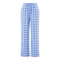 thumbnail image 2 of Yunliwuli Women Pajama Pants, Elastic Waist Stripes Plaid Pants Loose Lounge Pants Sleepwear, 2 of 10