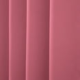 thumbnail image 3 of Quality Home Basic Thermal Blackout Curtains - Antique Bronze Grommet Top - Pink (Set of 2 Panels), 3 of 3