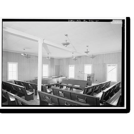 Historic Print, Sardis Baptist Church, Sanders' Ferry, Wilson's Crossing, Warrior River, Cordova vicinity, Walker County, AL - 2, 16" x 20"
