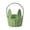 Green, variant on Woven Easter Bunny Basket - Eco-Friendly Rattan Handwoven Easter Basket with Bunny Ears, Perfect for Easter Decor, Easter Gifts, Storage, and Home/Desk Decor, Blue