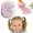 B, variant on 500 Disposable Hair Rubber Bands for Girls and Adults Gentle No Damage Strong Hold Elastic Ropes Ponytail Accessories
