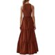 thumbnail image 2 of ZHAOCHENG Vestidos de verano sin mangas para mujer, vestidos largos para invitadas de boda, blusas de punto acanalado y falda de poliéster con bolsillos, 2 of 3