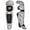 Silver|Black, variant on All Star Adult S7 Pro Catchers 16.5" Leg Guards Silver/Black