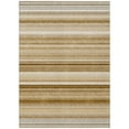 thumbnail image 2 of Addison Rugs Chantille Indoor/Outdoor Transitional Stripes Chocolate Washable Rectangle Rug, 2'6" x 3'10", 2 of 6