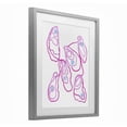 thumbnail image 3 of Stupell Industries Minimalist Pink Oysters Gray Framed Print Under Glass design by Lil' Rue, 21 x 17, 3 of 10