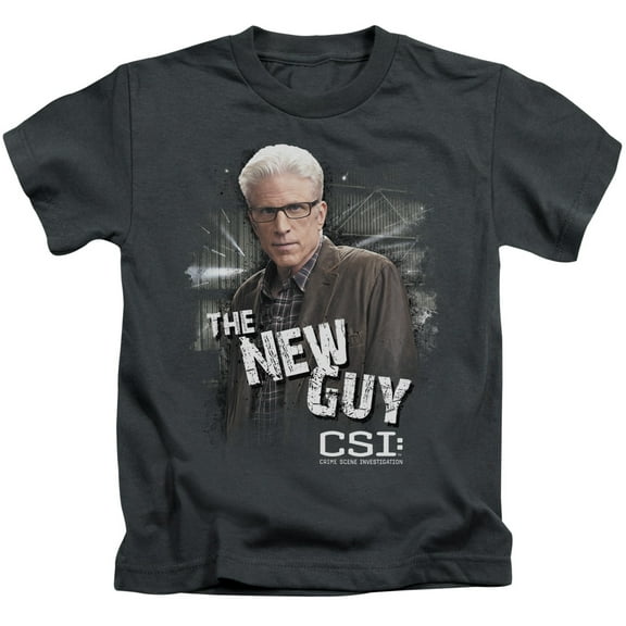 Csi The New Guy Youth 18/1 T-Shirt Charcoal