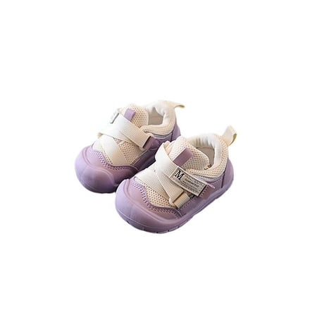 

Lacyhop Unisex Sneakers Comfort Walking Shoe Sport Athletic Shoes School Lightweight Flats Soft Sole Breathable Trainers Purple 4C
