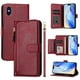 thumbnail image 3 of Funda para iPhone Xs Max Cartera de Mano con Cremallera y Correa Cruzada Desmontable, 3 of 5