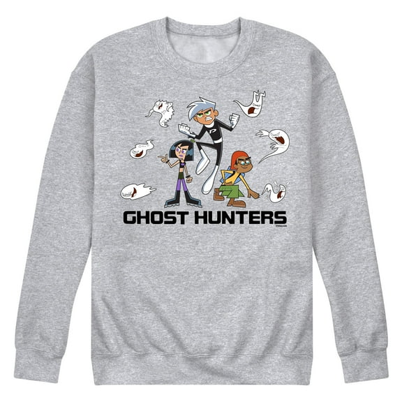Danny Phantom - Ghost Hunters - Men's Crew Neck Fleece Pullover